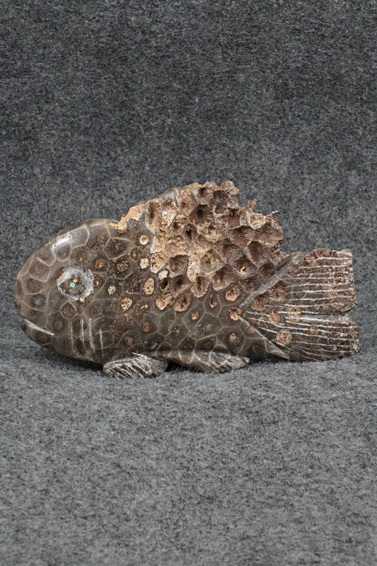 Fish Zuni Fetish Carving - Tony Mackel
