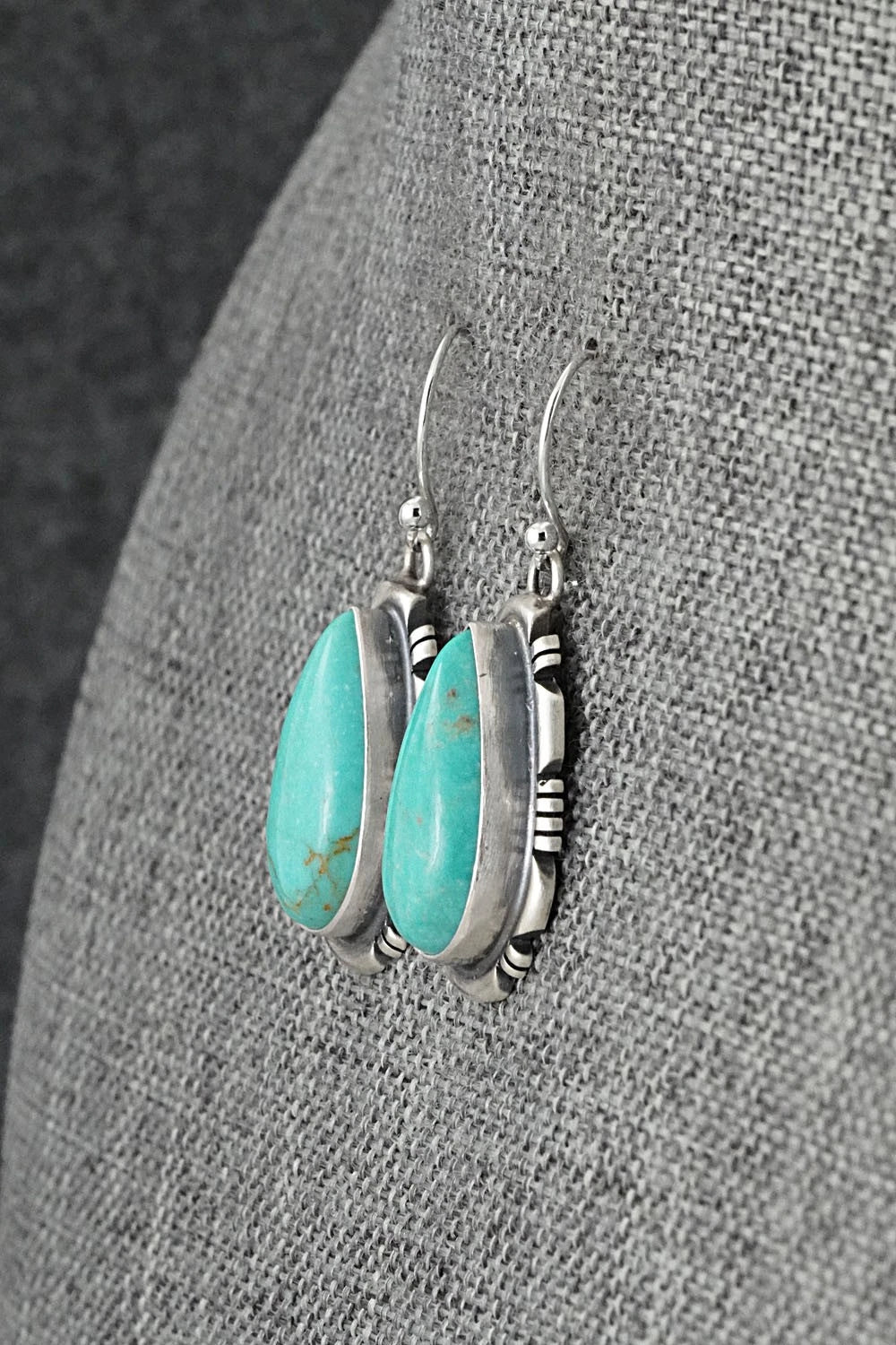Turquoise & Sterling Silver Earrings - Thomas Francisco