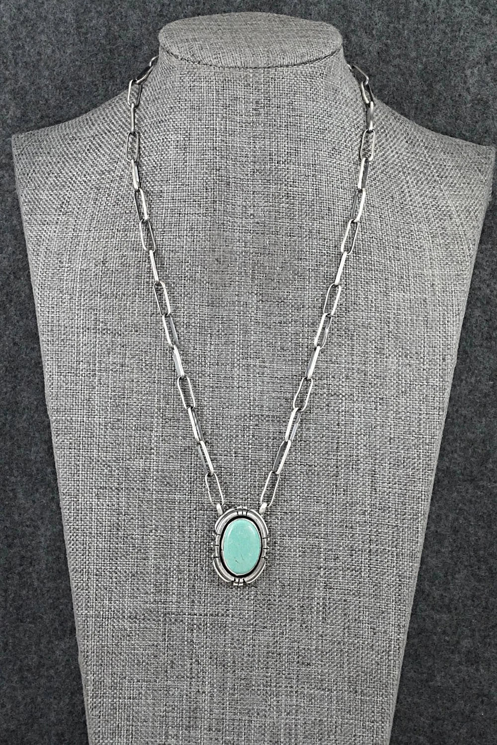 Turquoise & Sterling Silver Necklace - Daniel Benally