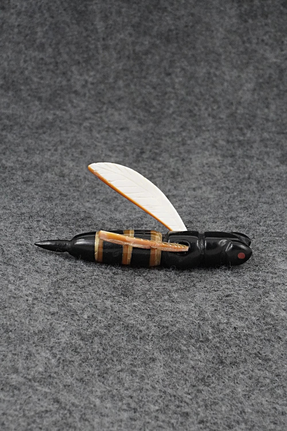 Bee Zuni Fetish Carving - Justin Red Elk