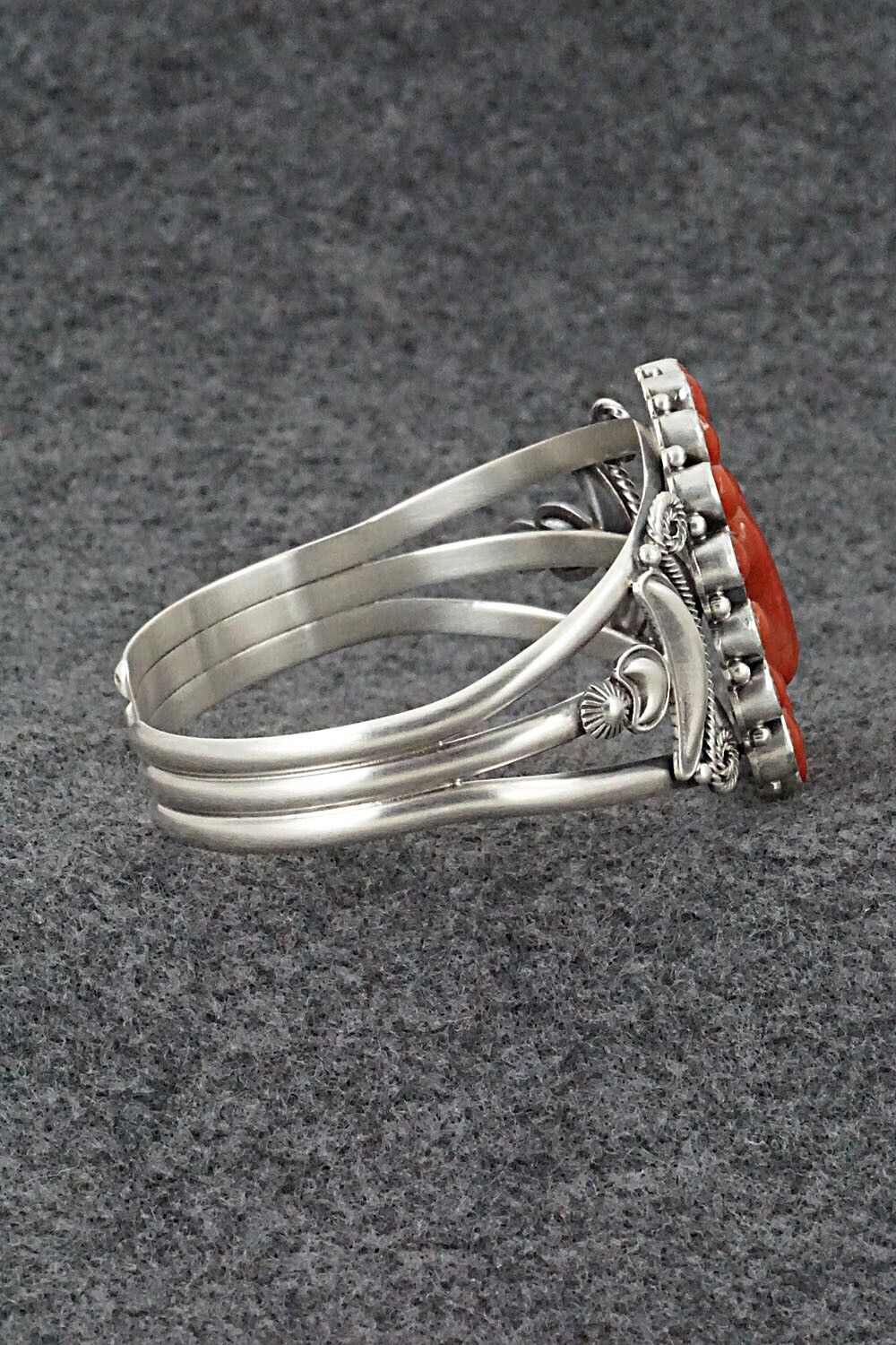 Coral & Sterling Silver Bracelet - Derrick Gordon