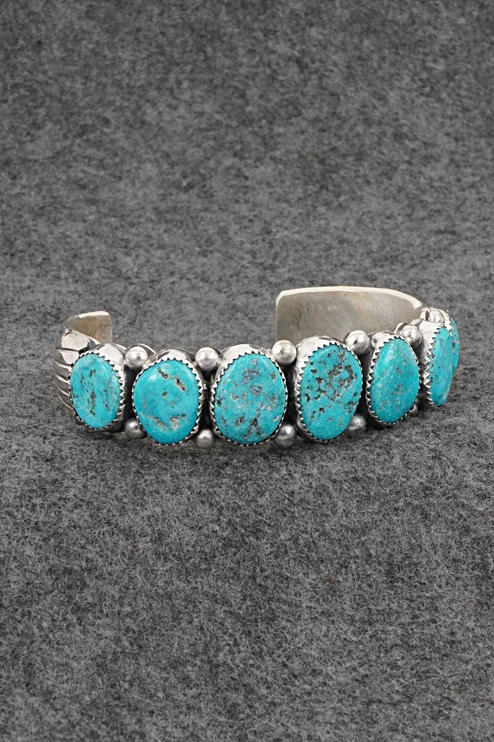 Turquoise & Sterling Silver Bracelet - Wilbert Muskett Sr.