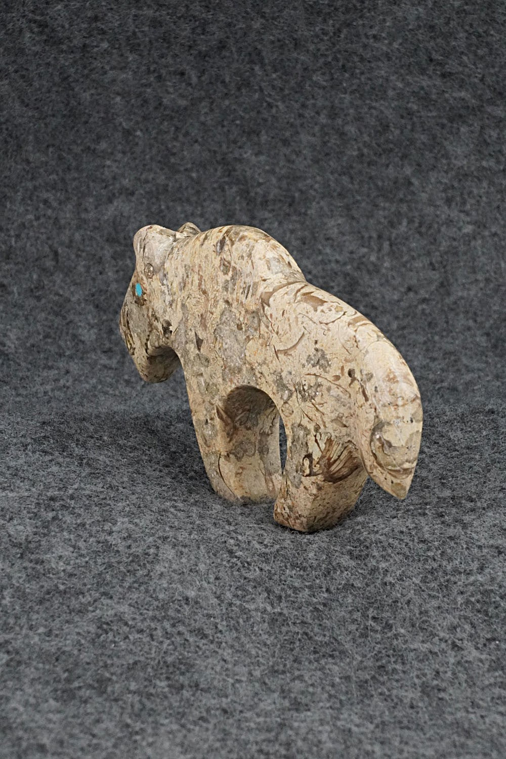 Horse Zuni Fetish Carving - Kenric Laiwakete