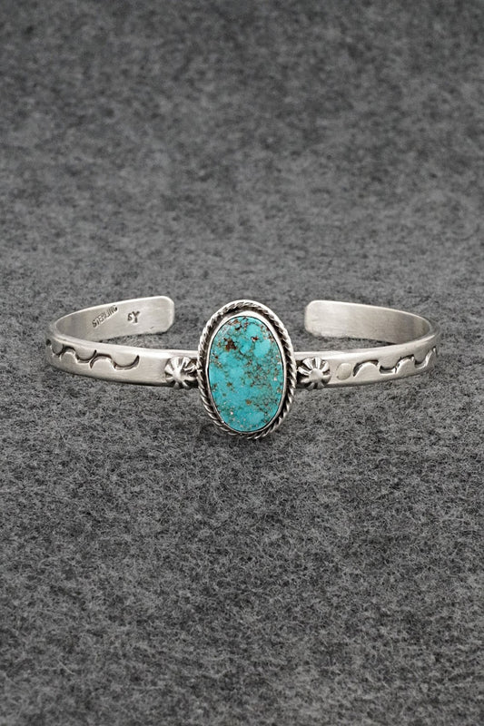 Turquoise & Sterling Silver Bracelet - Samuel Yellowhair