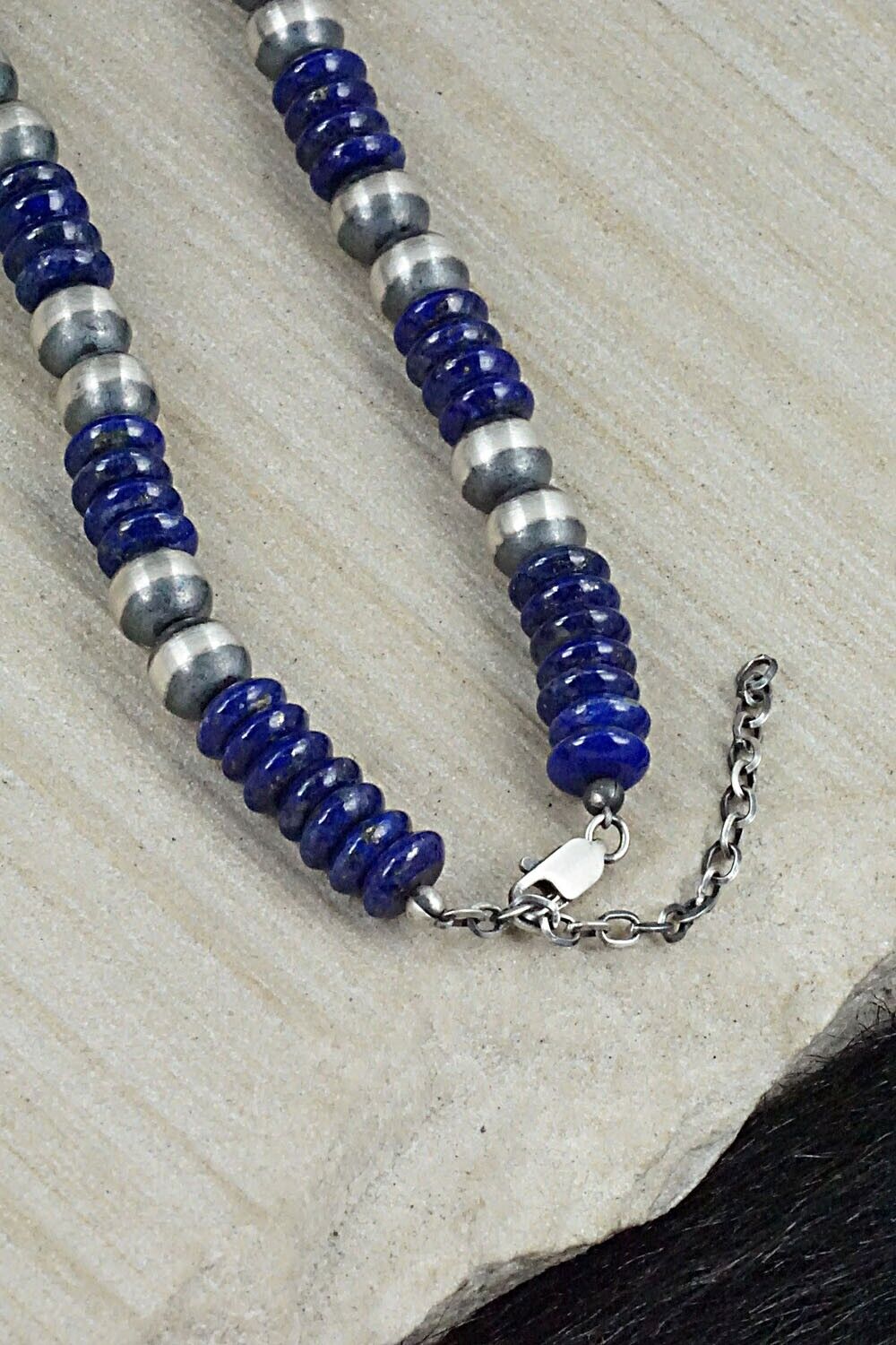 Lapis & Sterling Silver Necklace - Doreen Jake
