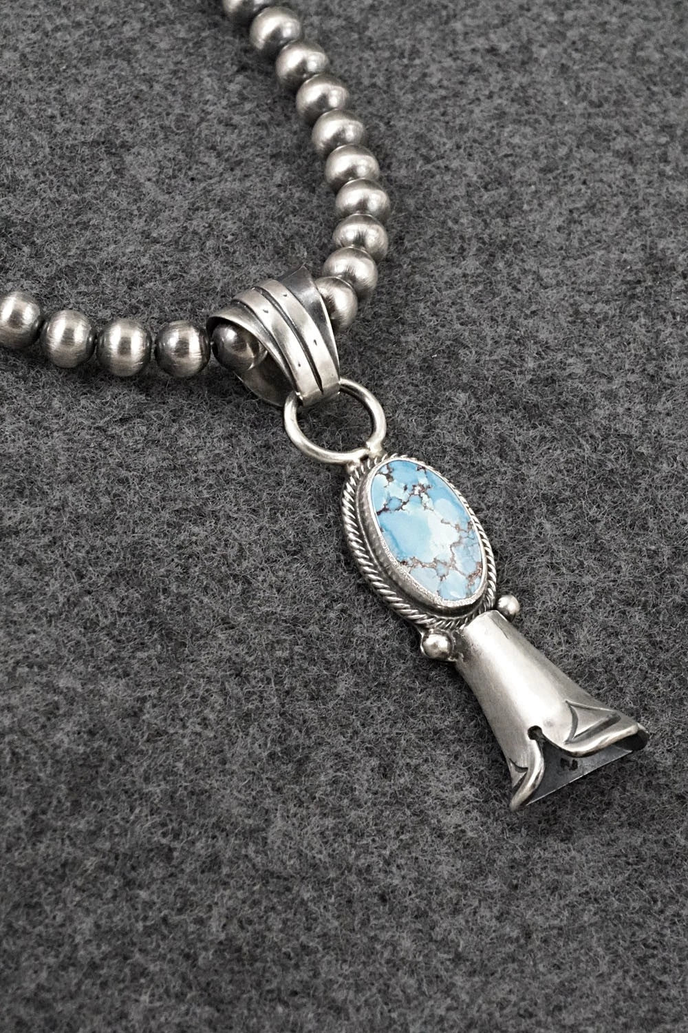 Turquoise & Sterling Silver Necklace - Sharon McCarthy