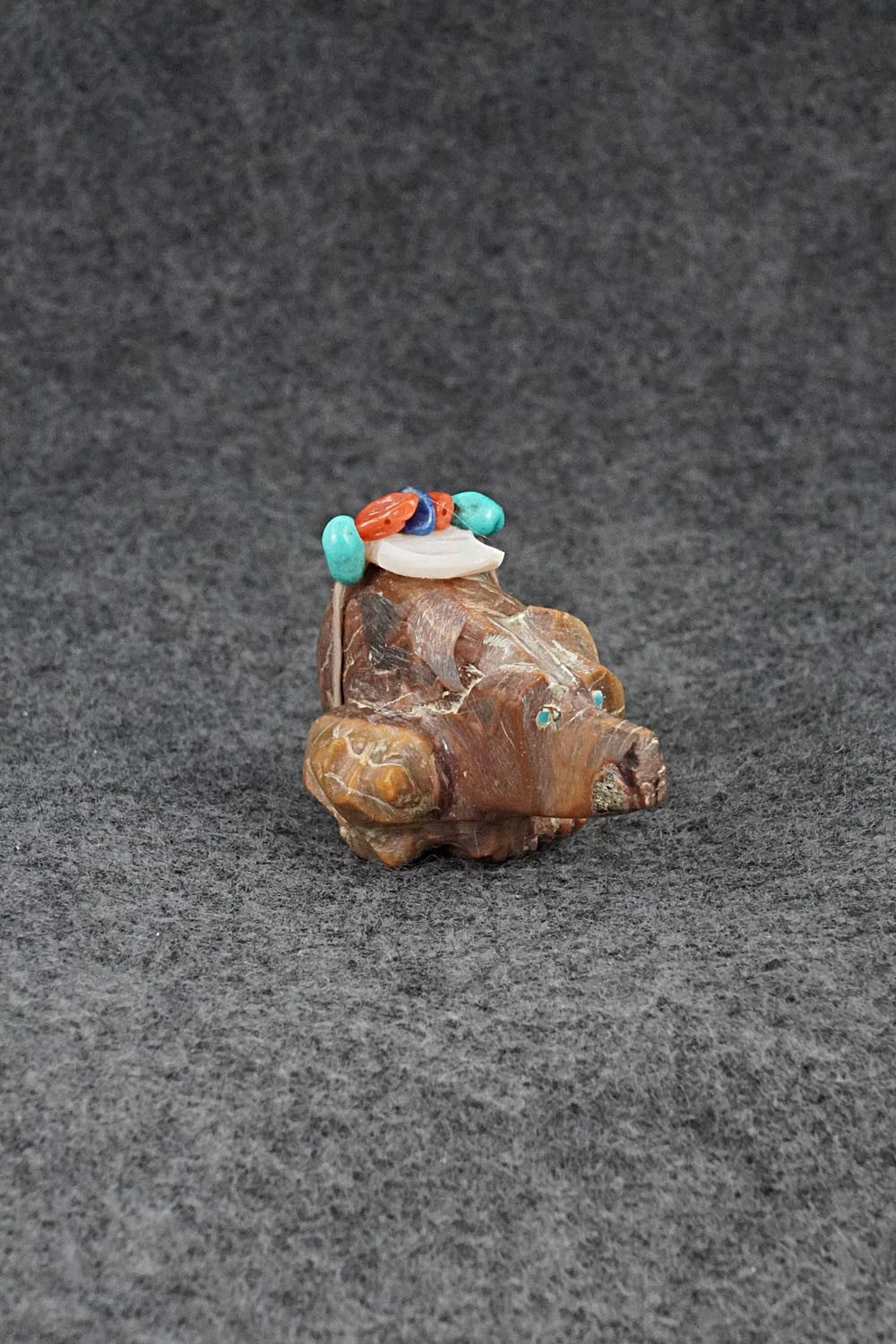 Bear and Cub Zuni Fetish Carving - Adrian Cachini