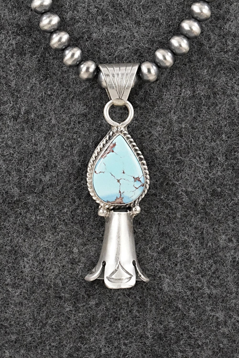 Turquoise & Sterling Silver Necklace - Sharon McCarthy