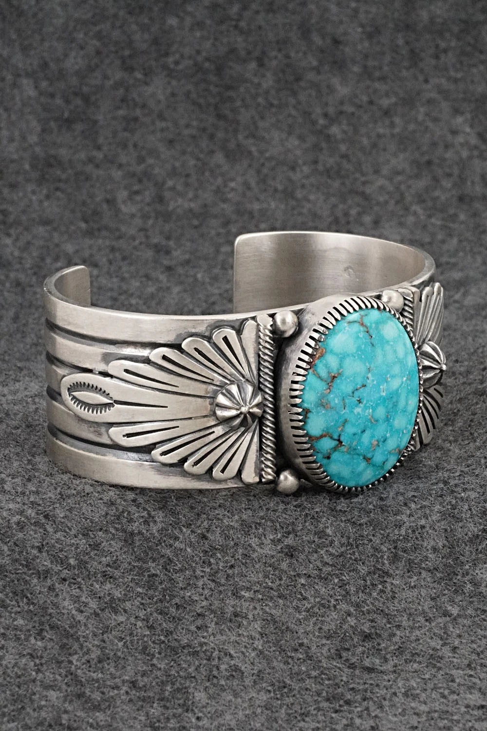Turquoise & Sterling Silver Bracelet - Mark Yazzie