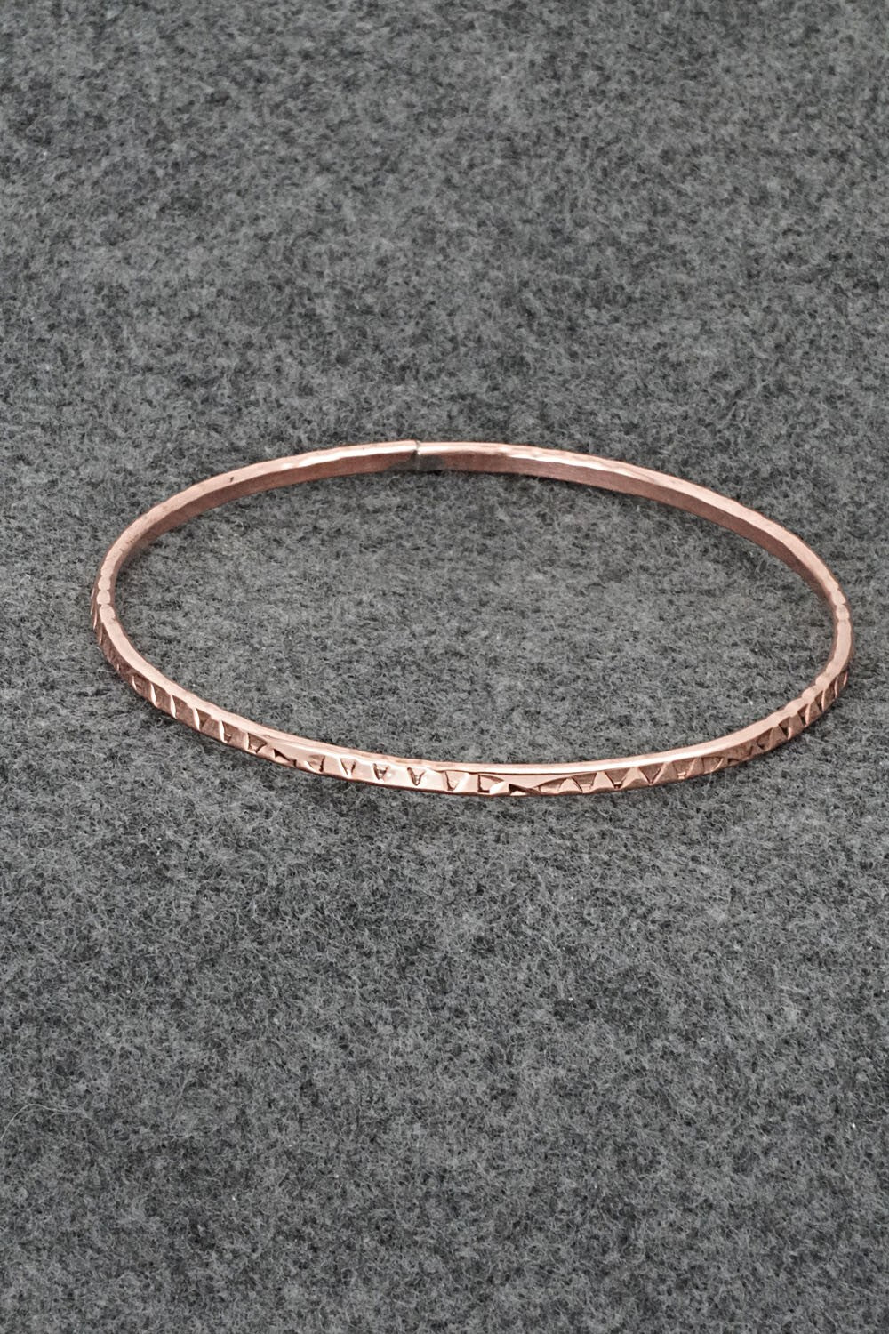 Copper Bangle Bracelet - Elaine Tahe