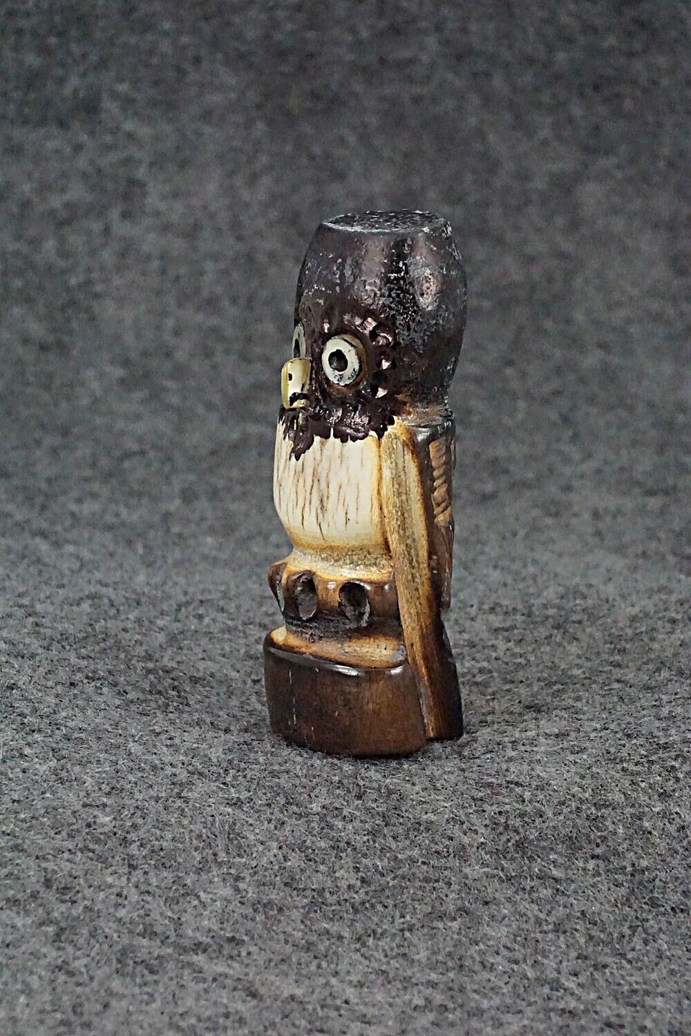 Owl Zuni Fetish Carving - Craig Haloo