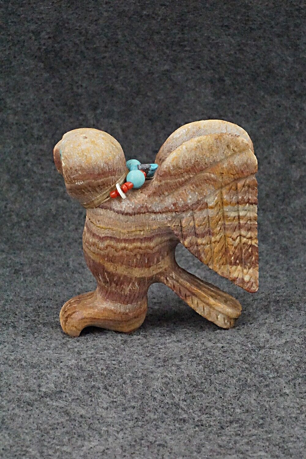 Owl Zuni Fetish Carving - Douglas Martza