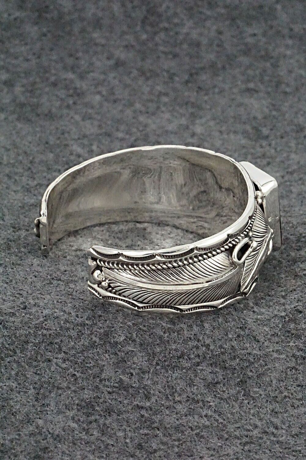 Spiny Oyster & Sterling Silver Bracelet - Darrell Morgan