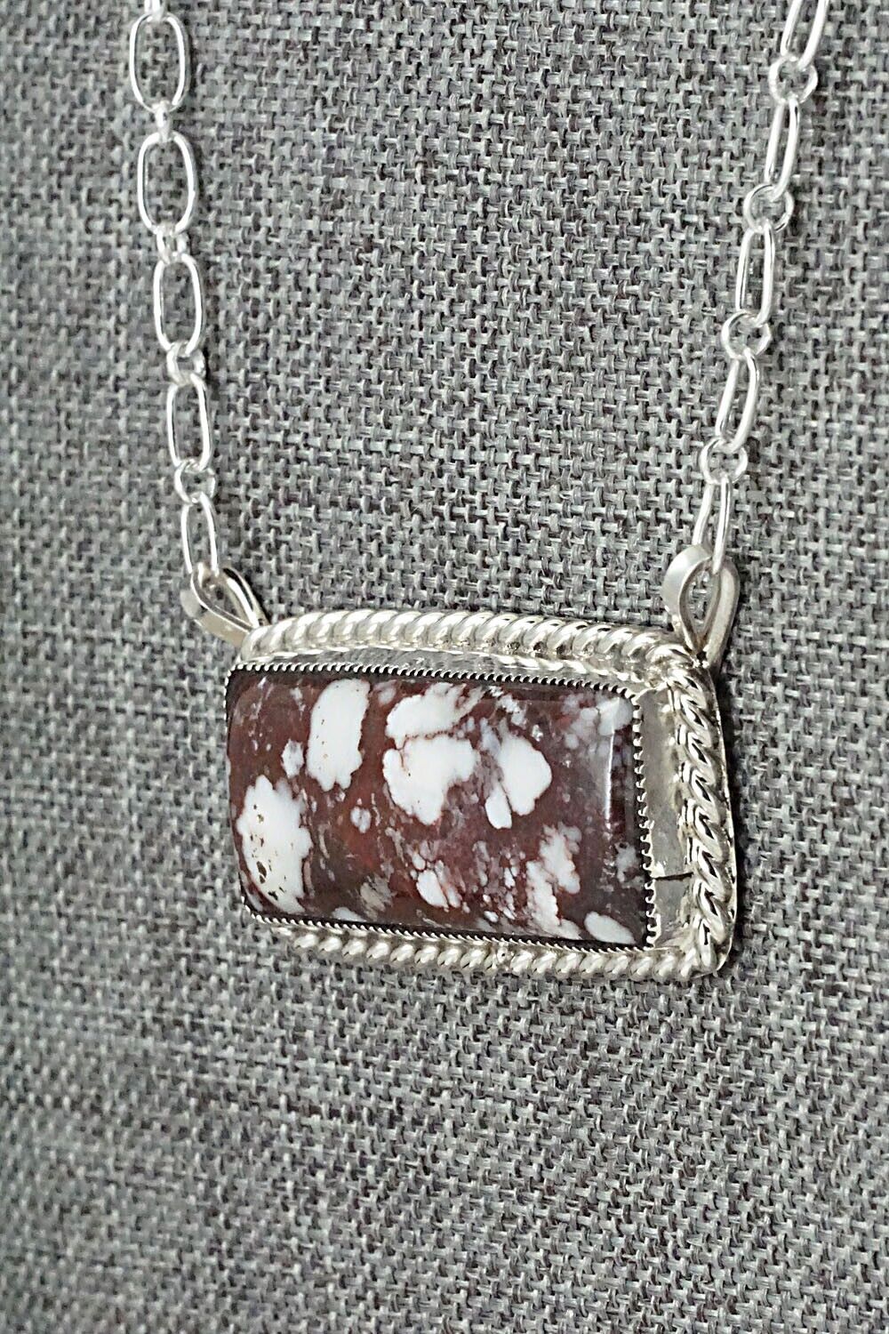 Wild Horse & Sterling Silver Necklace - Angie Platero