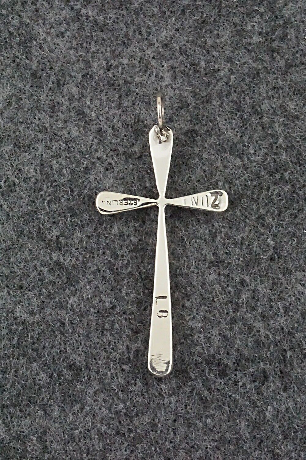 Multi Stone & Sterling Silver Pendant - Lynette Bowannie