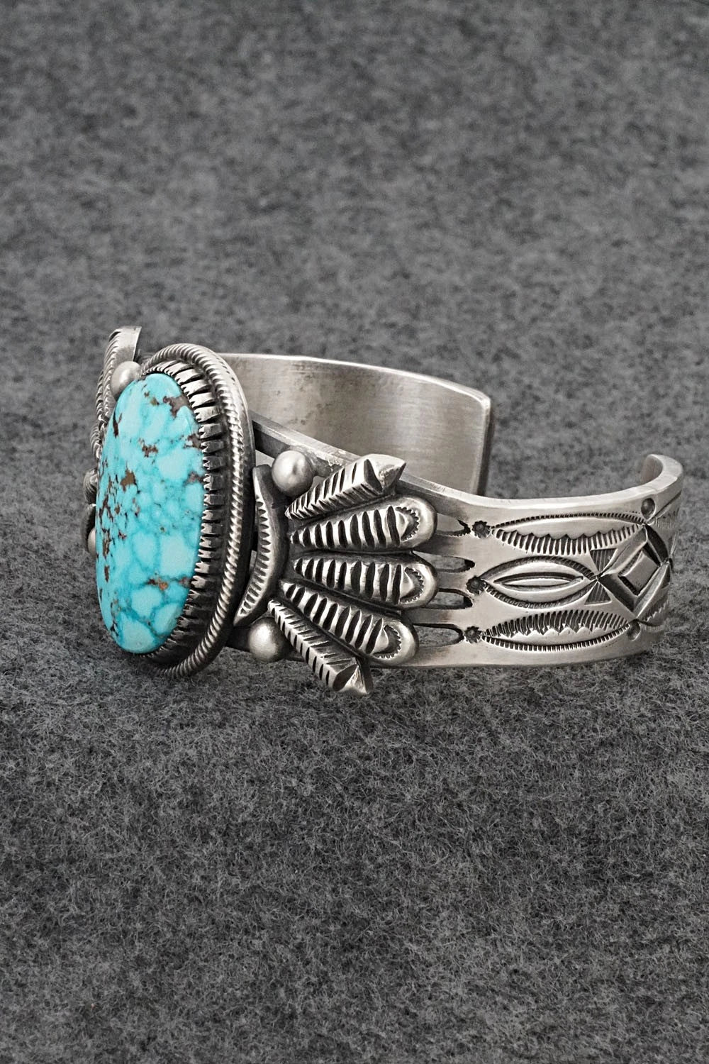 Turquoise & Sterling Silver Bracelet - Calvin Martinez