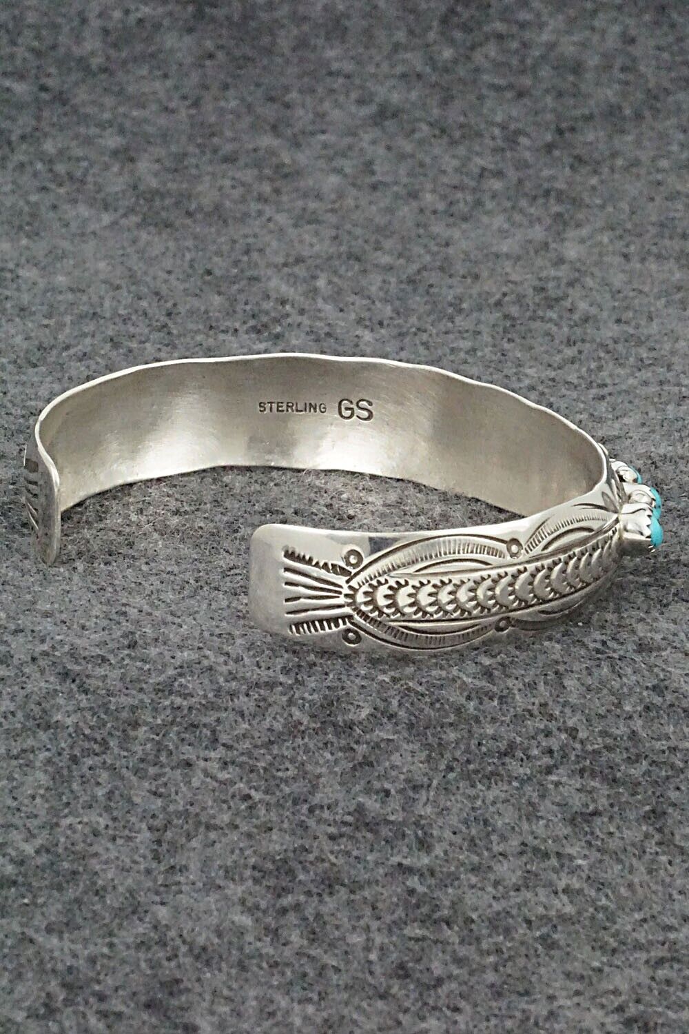 Turquoise & Sterling Silver Bracelet - Grace Silver