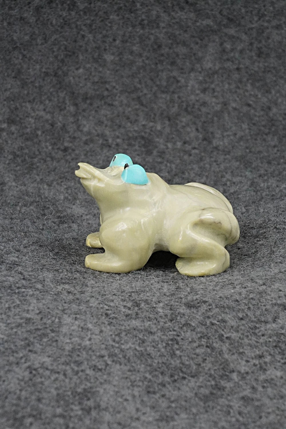 Frog Zuni Fetish Carving - Freddie Leekya