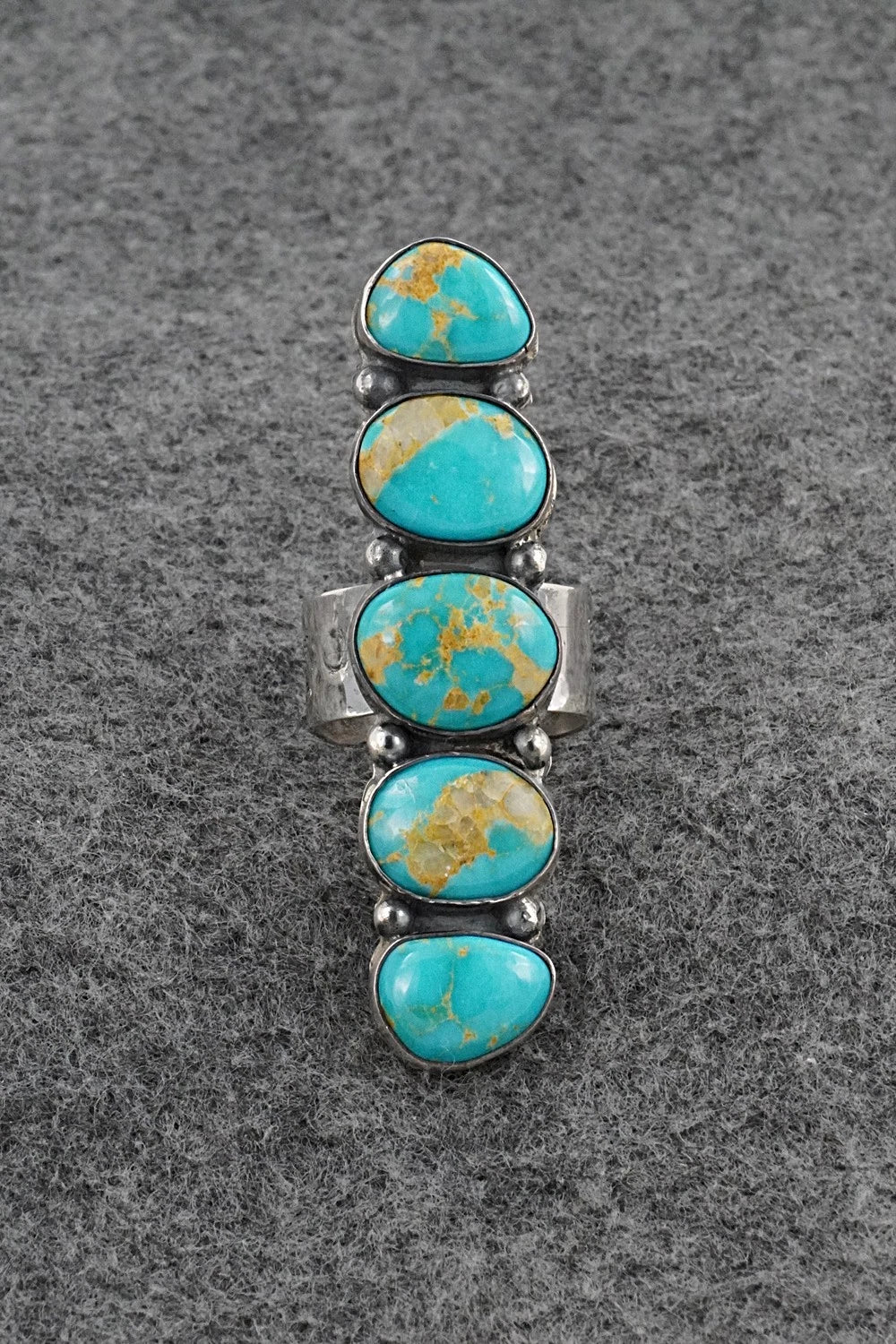 Turquoise & Sterling Silver Ring - Cody Noble - Size 8.5