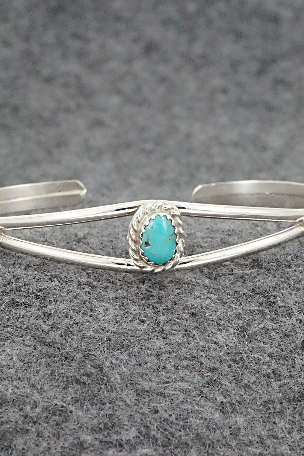 Turquoise & Sterling Silver Bracelet - Elton Cadman