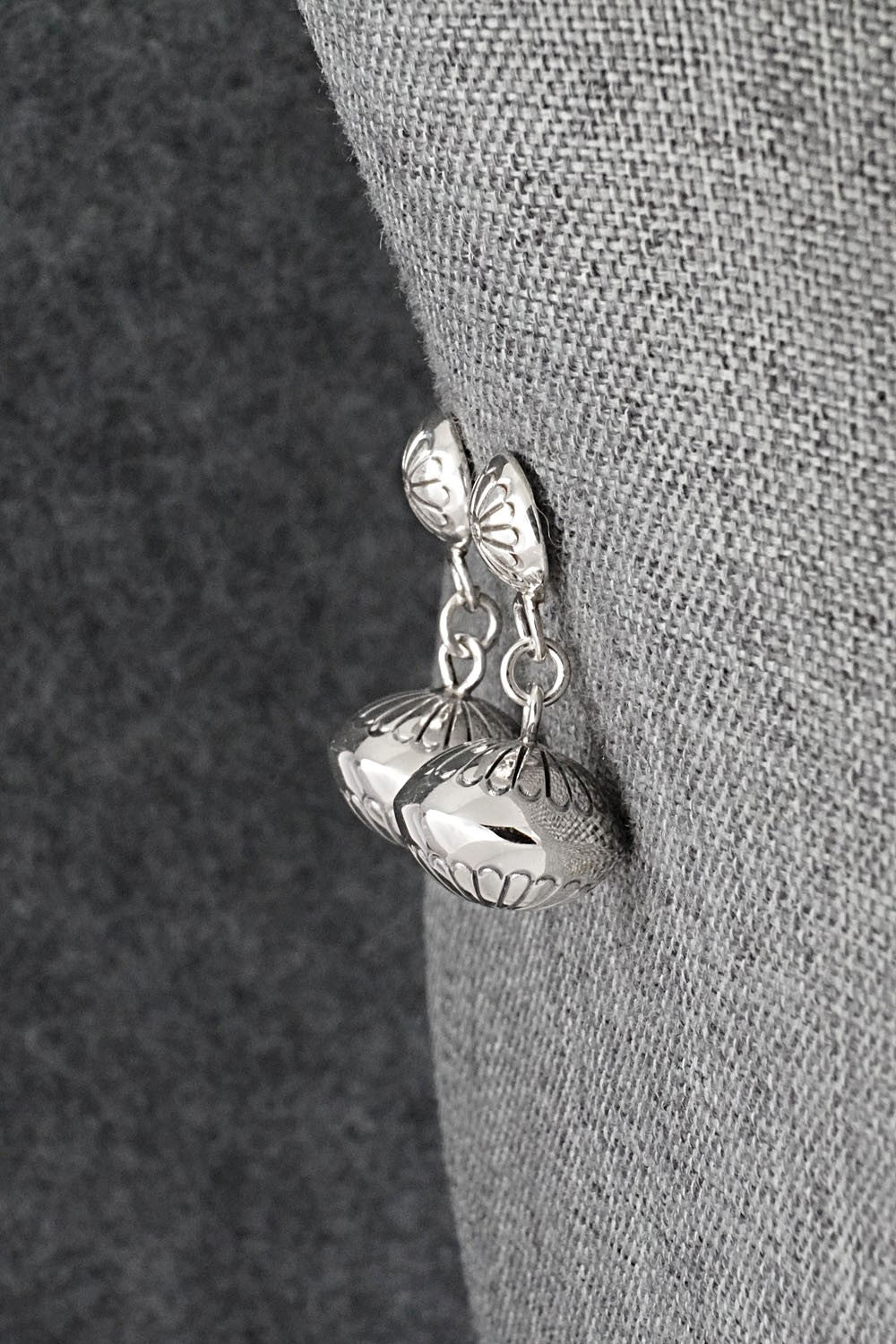 Sterling Silver Earrings - Marie Yazzie