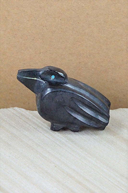 Crow Zuni Fetish Carving - Tim Lementino