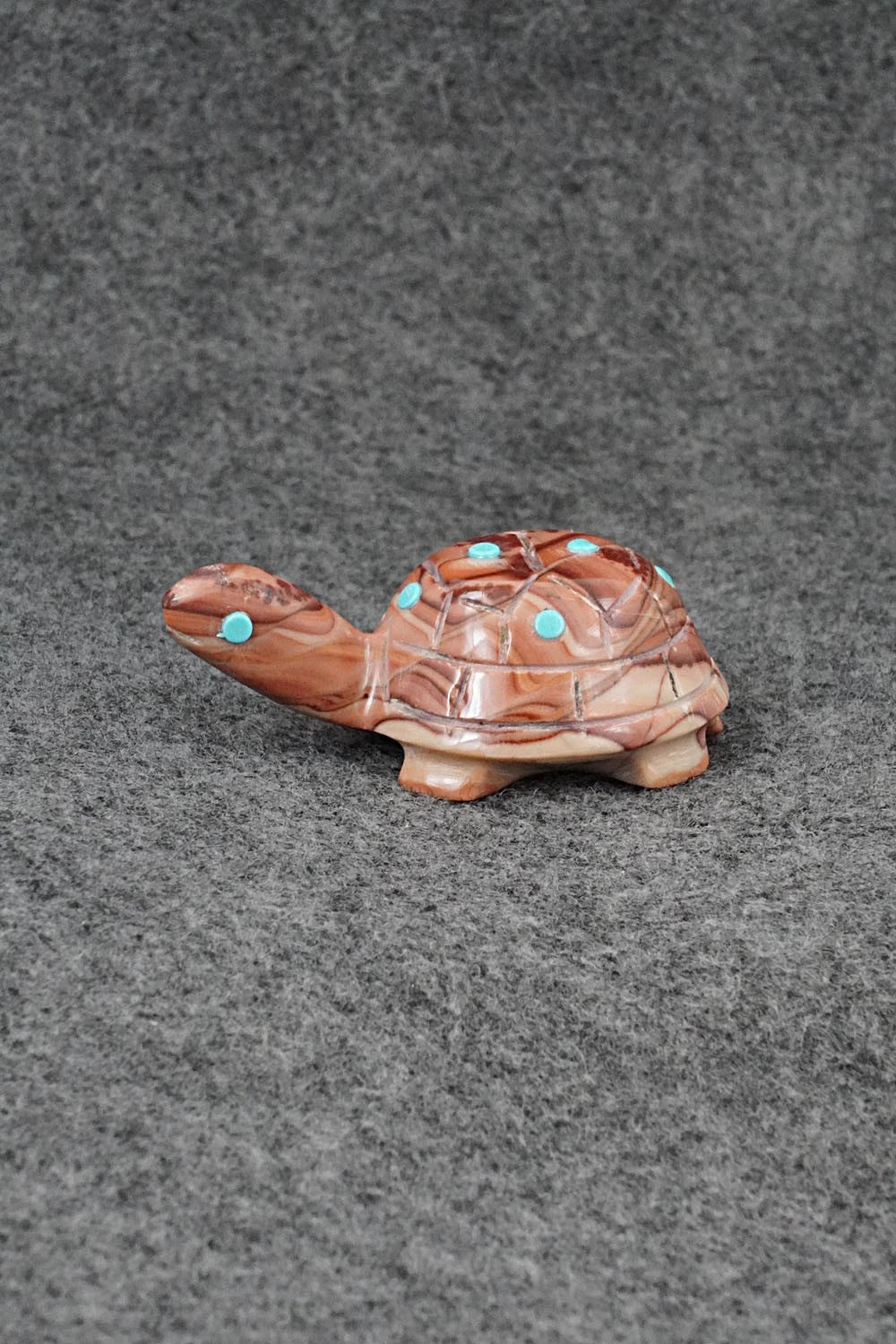 Turtle Zuni Fetish Carving - Ronnie Lunasee