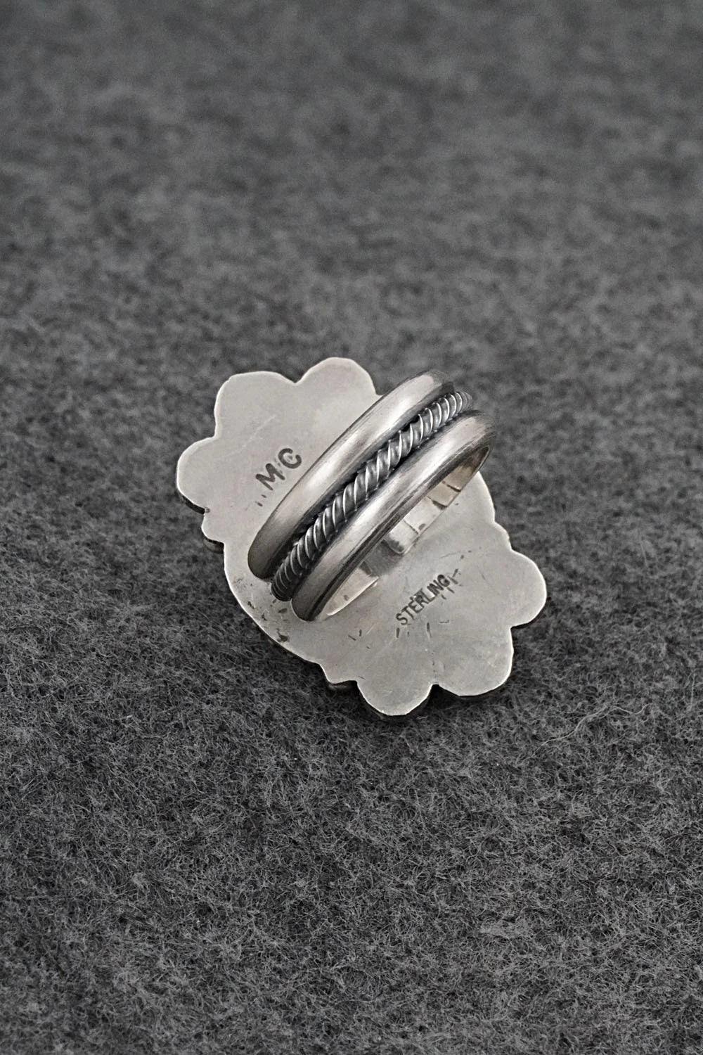 Turquoise & Sterling Silver Ring - Michael Calladitto - Size 7