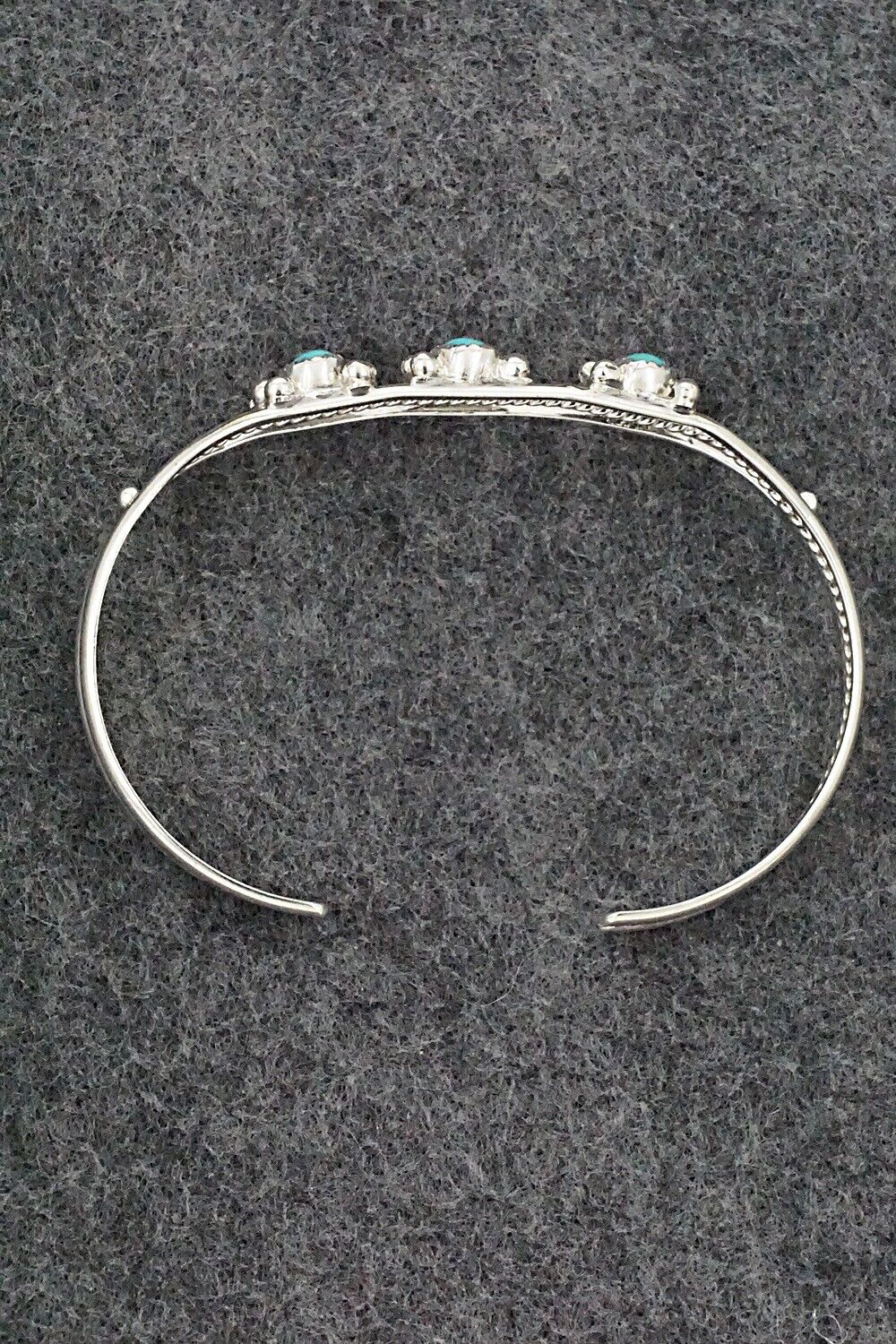 Turquoise & Sterling Silver Bracelet - Robert Martinez