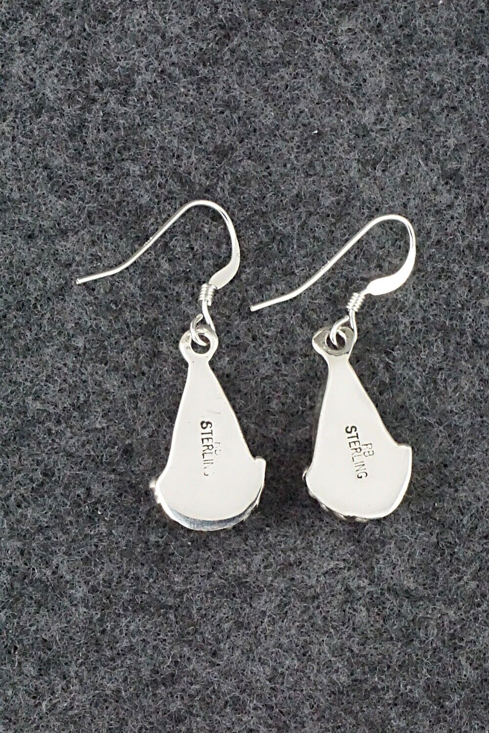 Onyx & Sterling Silver Earrings - Elaine Shirley