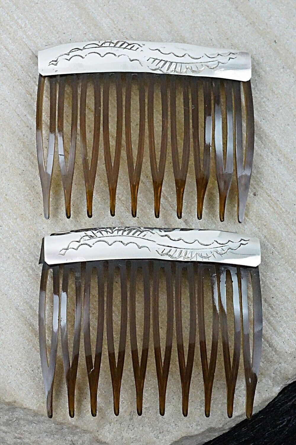 Sterling Silver Hair Combs - Randall Dalgai
