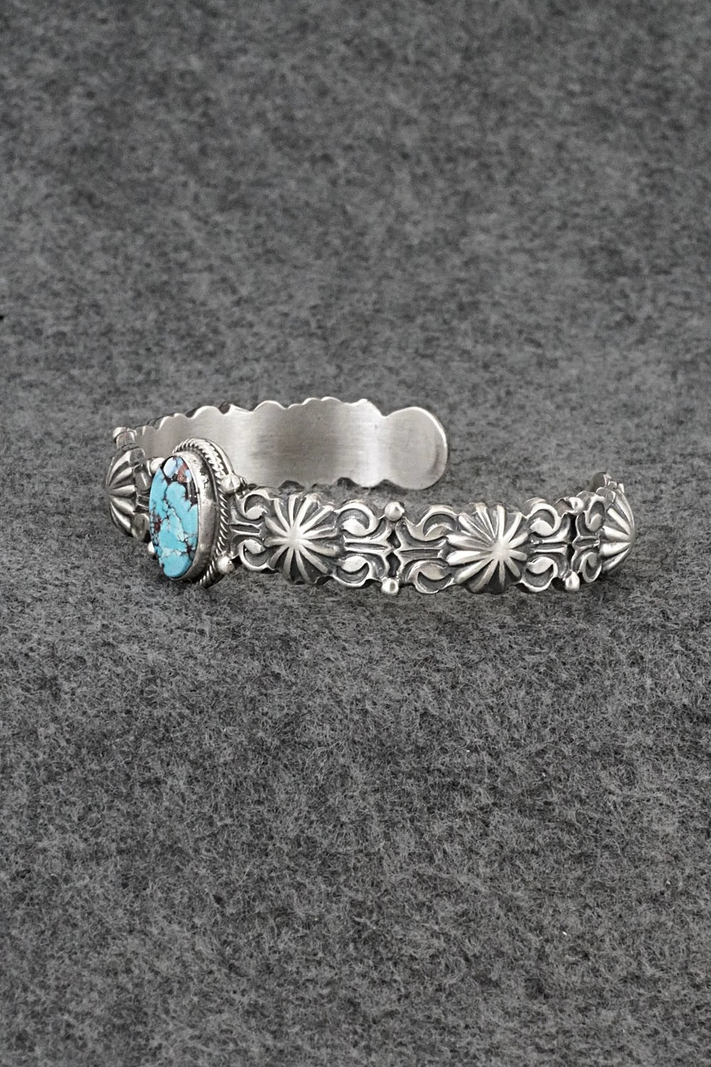 Turquoise & Sterling Silver Bracelet - Thomas Yazzie
