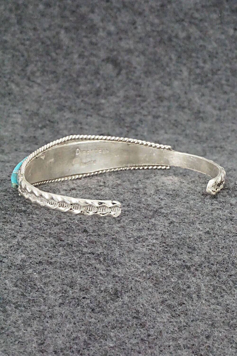Turquoise & Sterling Silver Inlay Bracelet - Deirdre Luna Panteah