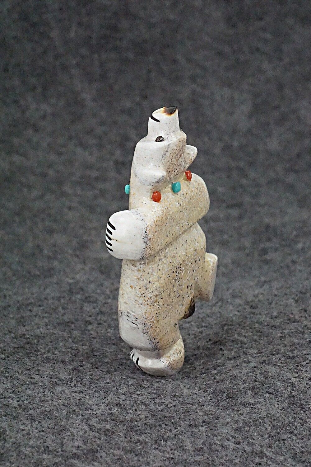 Dancing Bear Zuni Fetish Carving - Claudia Peina