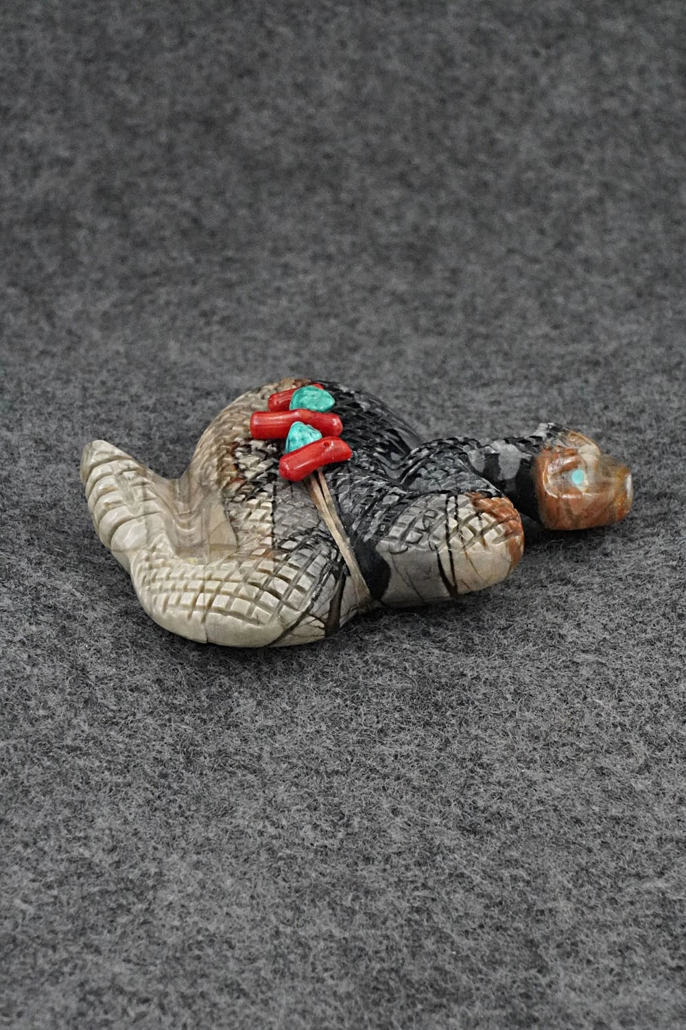Rattlesnake Zuni Fetish Carving - Paulette & Farlan Quam