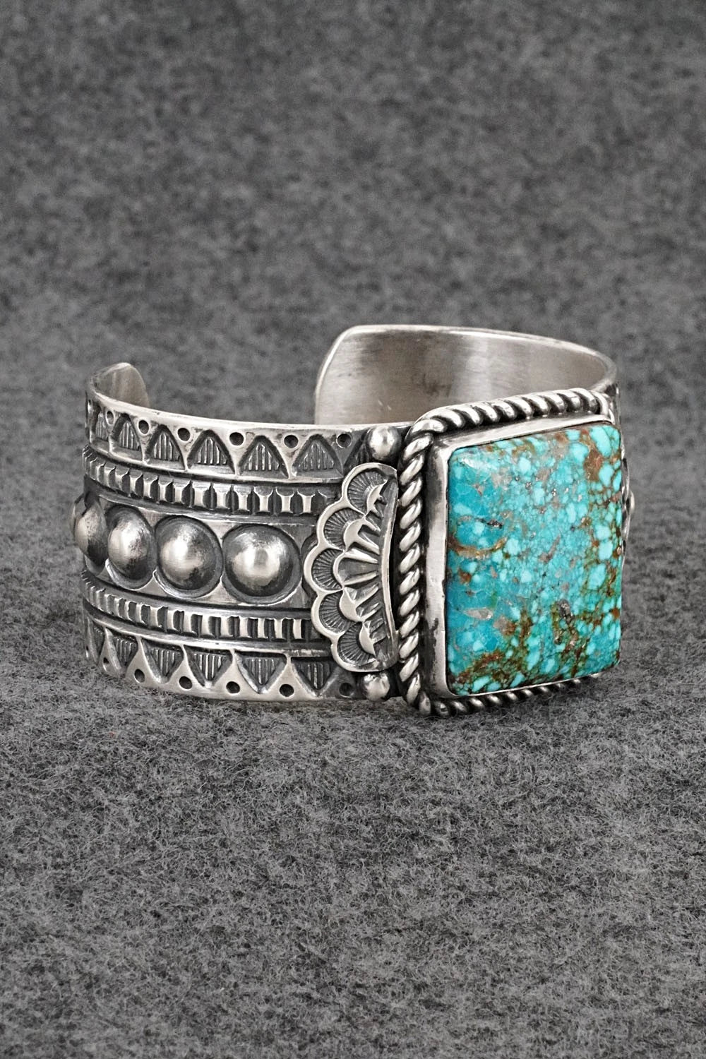 Turquoise & Sterling Silver Bracelet - Arnold Blackgoat