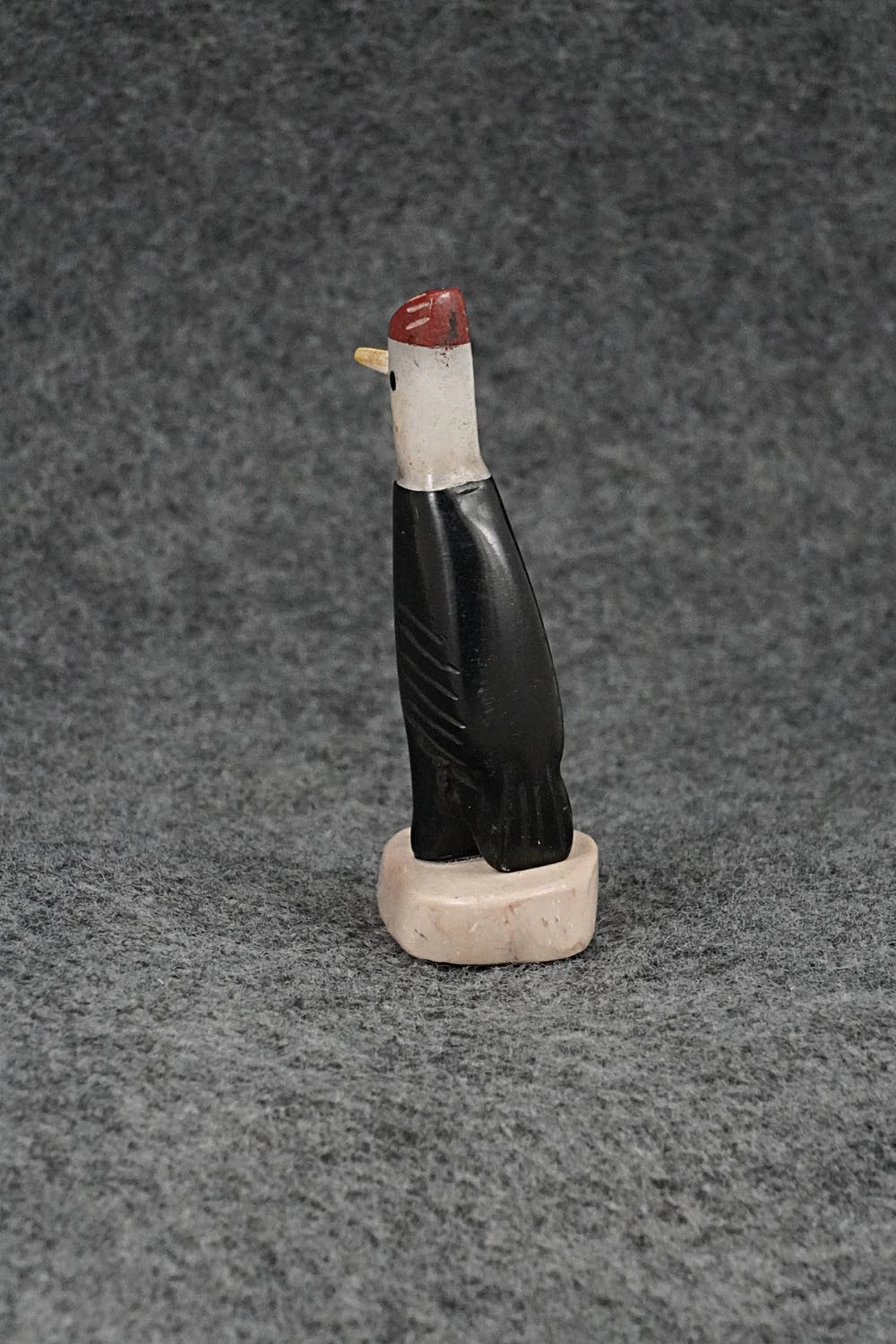 Woodpecker Zuni Fetish Carving - Justin Red Elk