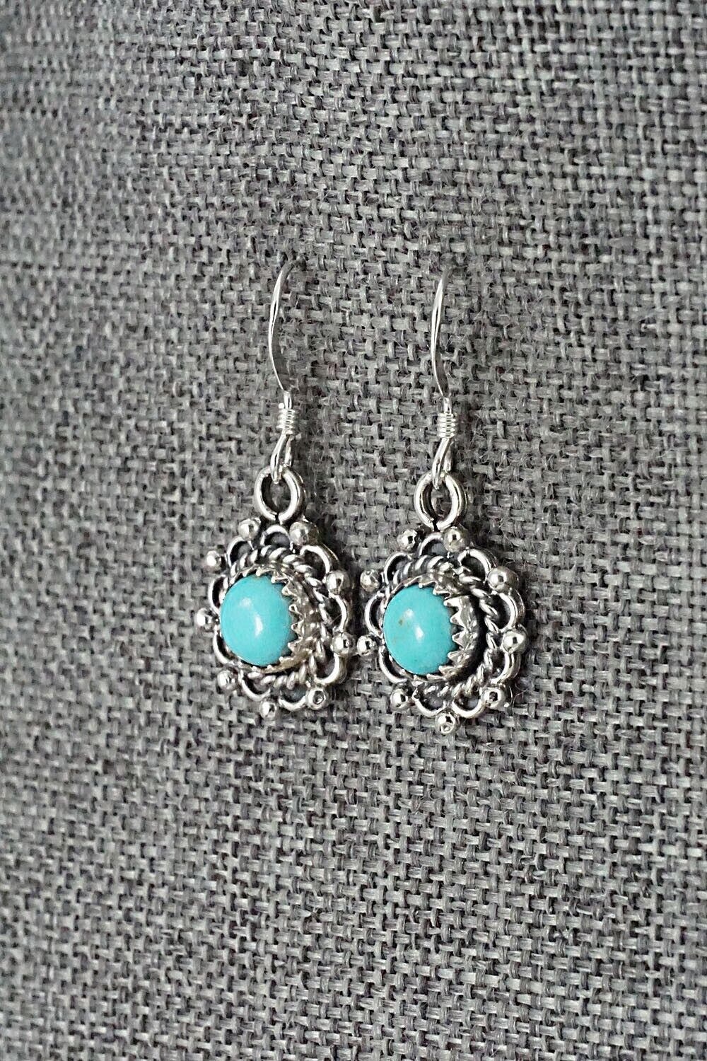 Turquoise & Sterling Silver Earrings - Emery Spencer
