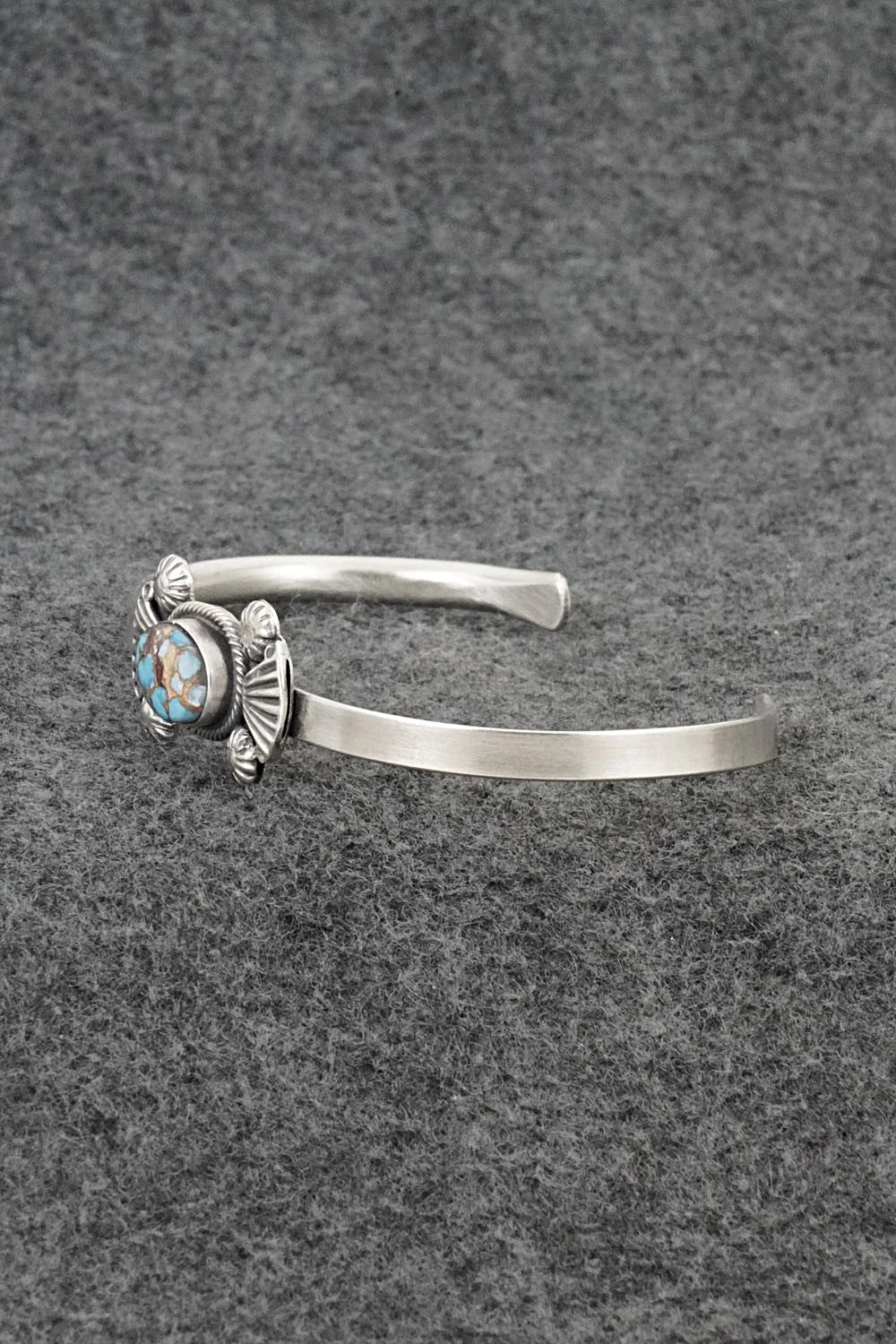 Turquoise & Sterling Silver Bracelet - Genevieve Francisco