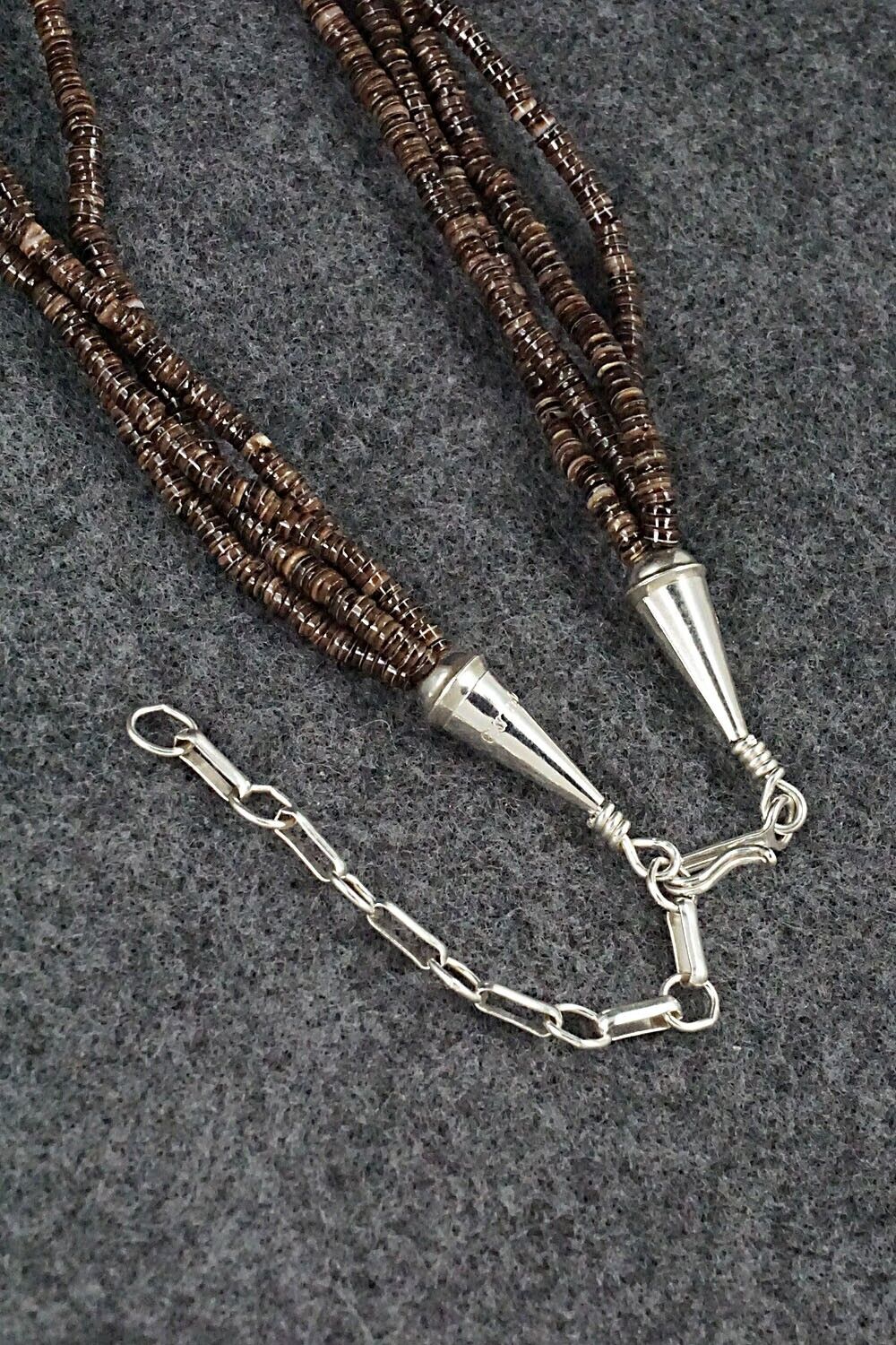 Multi Stone and Sterling Silver Necklace - Helen Tsosie
