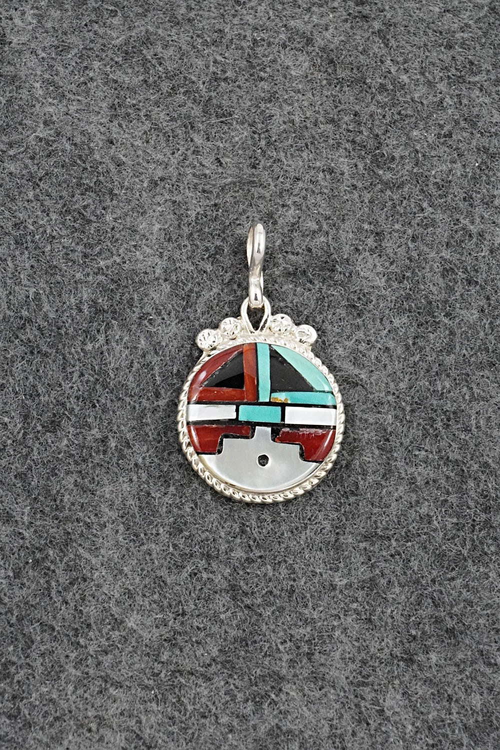 Multi-Stone & Sterling Silver Pendant - Ola Eriacho