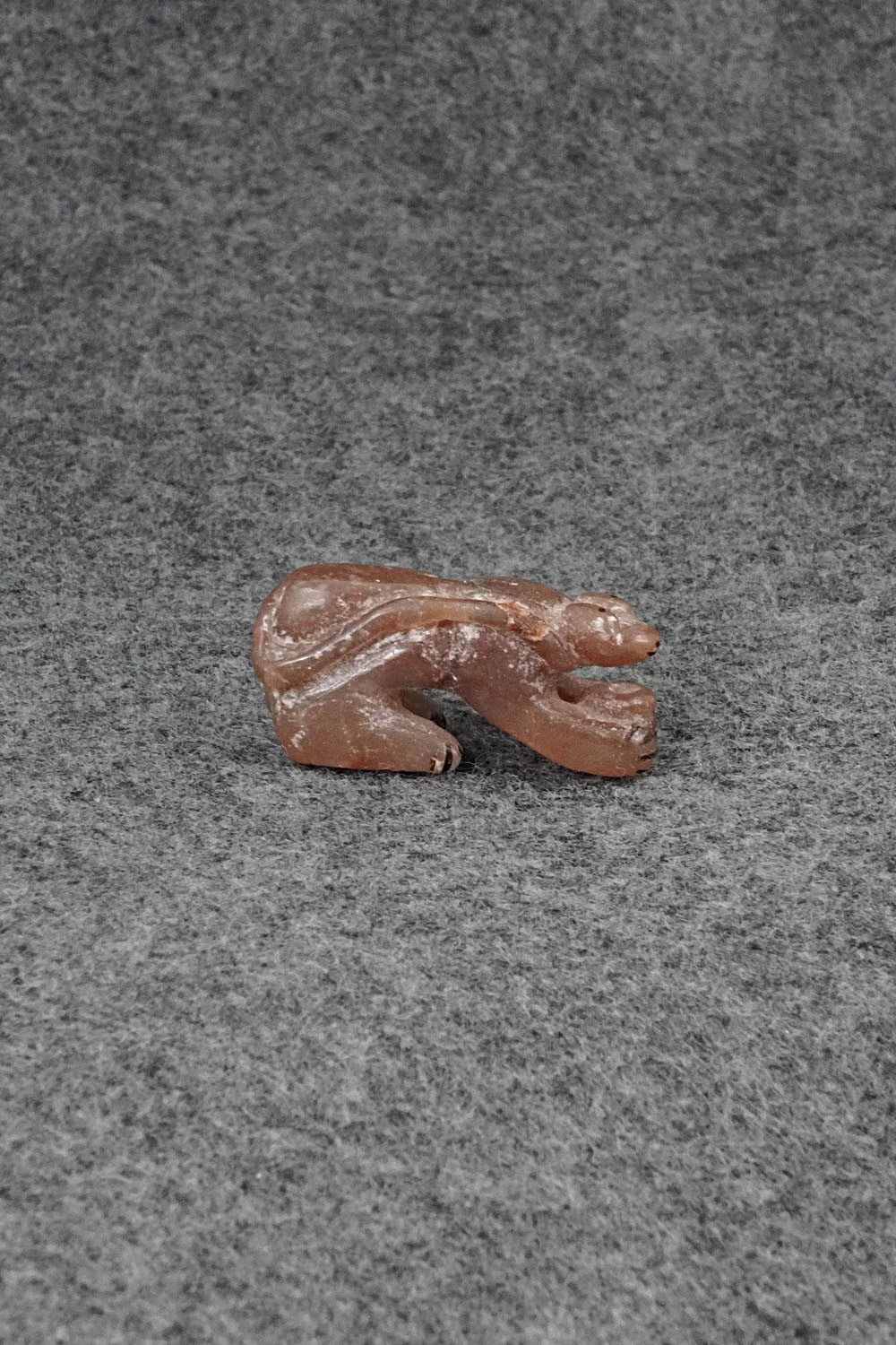 Mountain Lion Zuni Fetish Carving - Rick Kallestewa