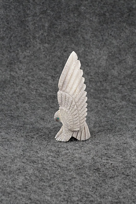 Eagle Zuni Fetish Carving - Justin Hustito