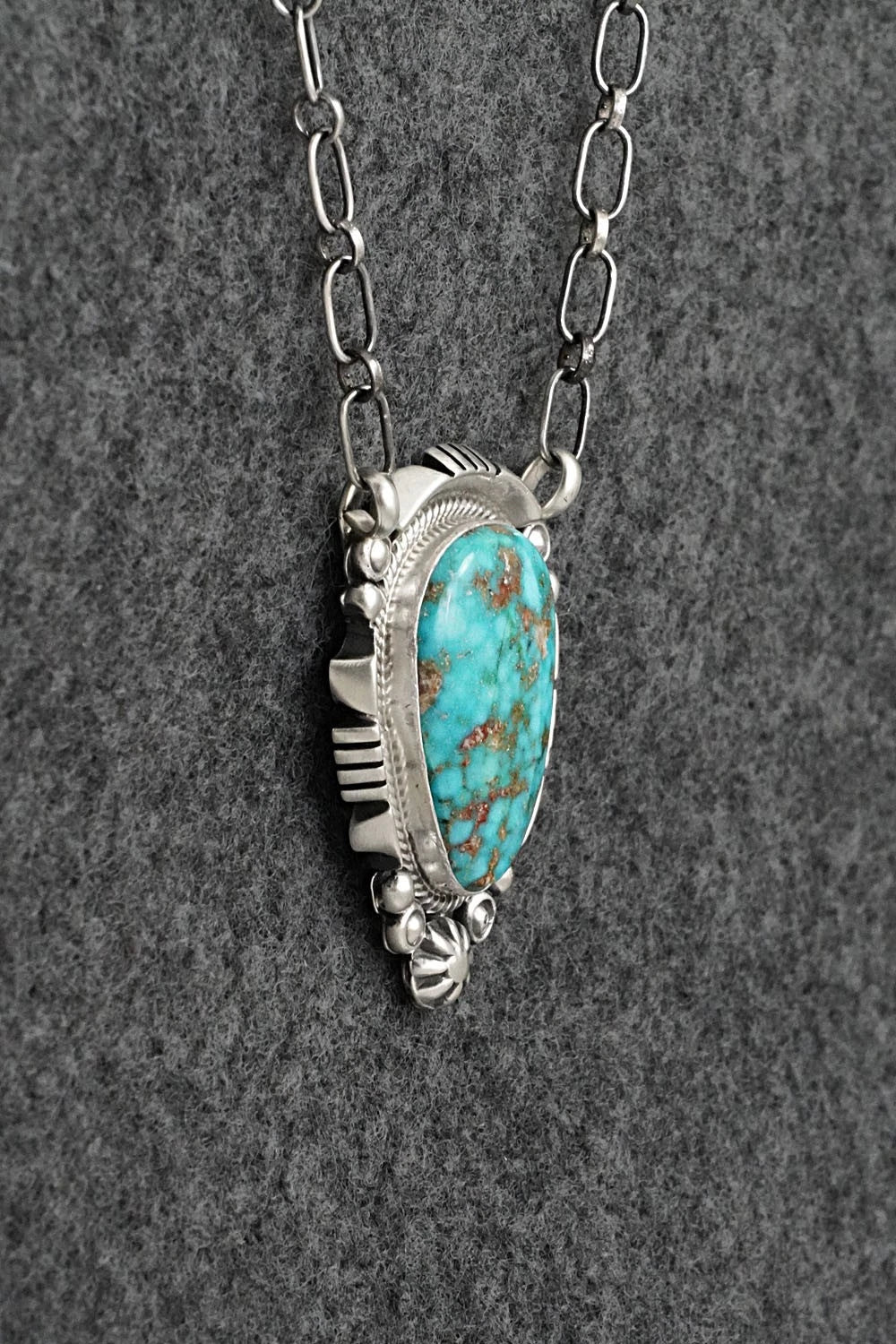 Turquoise & Sterling Silver Necklace - Daniel Benally