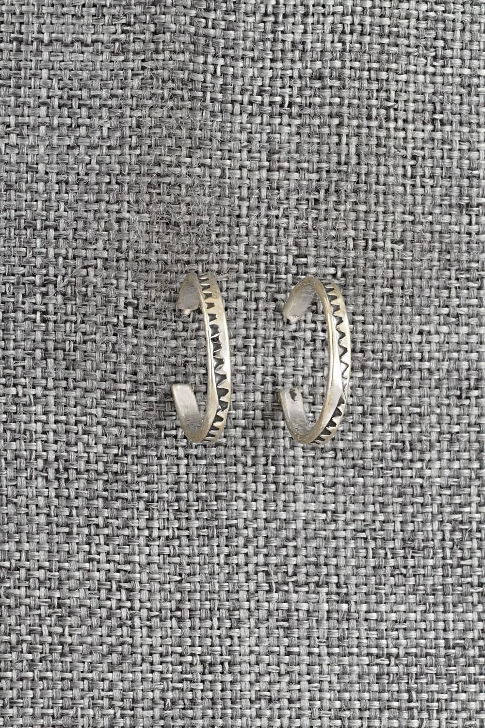 Sterling Silver Hoop Earrings - Elaine Tahe