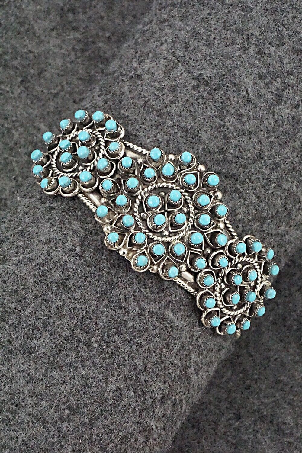 Turquoise & Sterling Silver Bracelet - Wayne Johnson