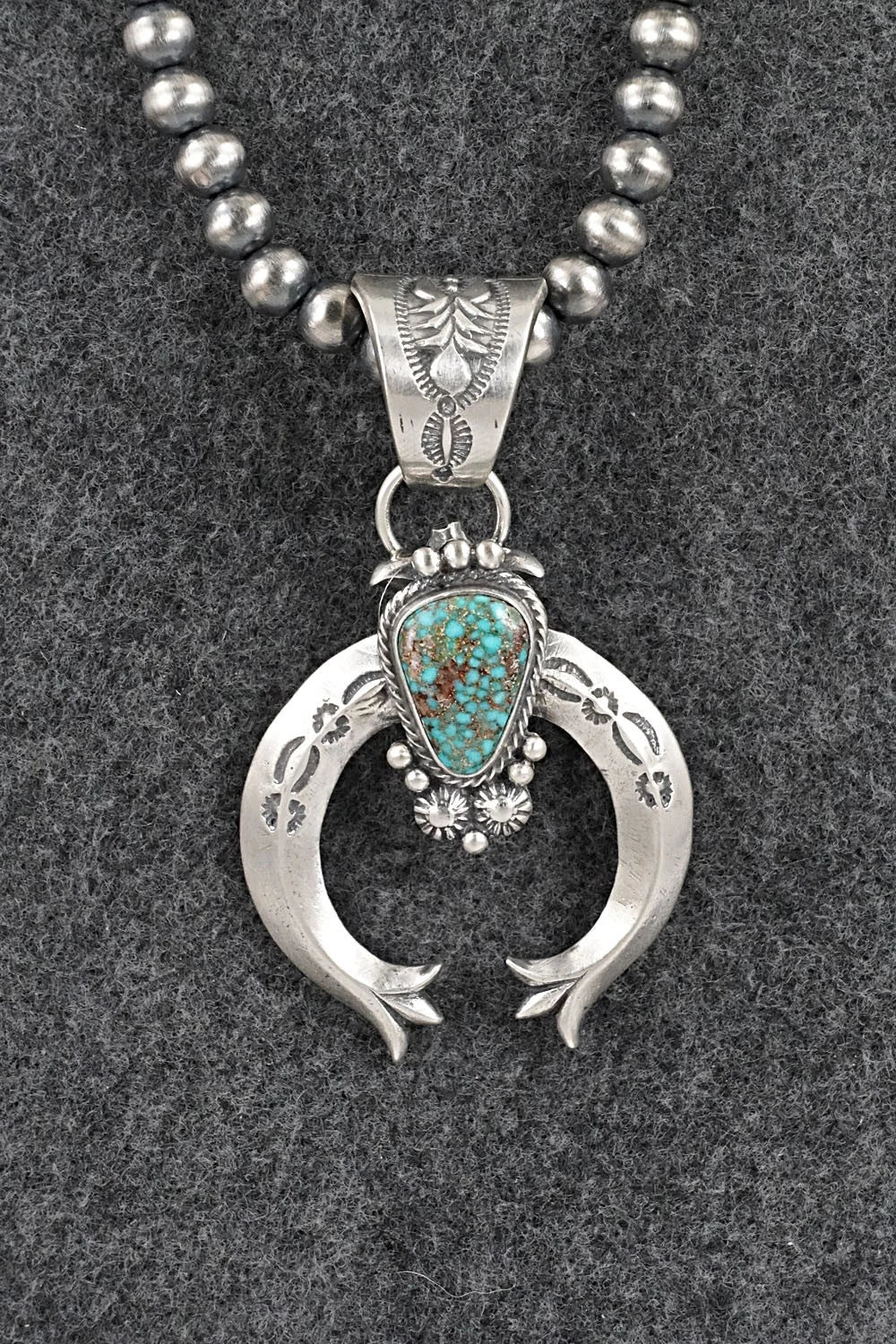 Turquoise & Sterling Silver Necklace - Samuel Yellowhair