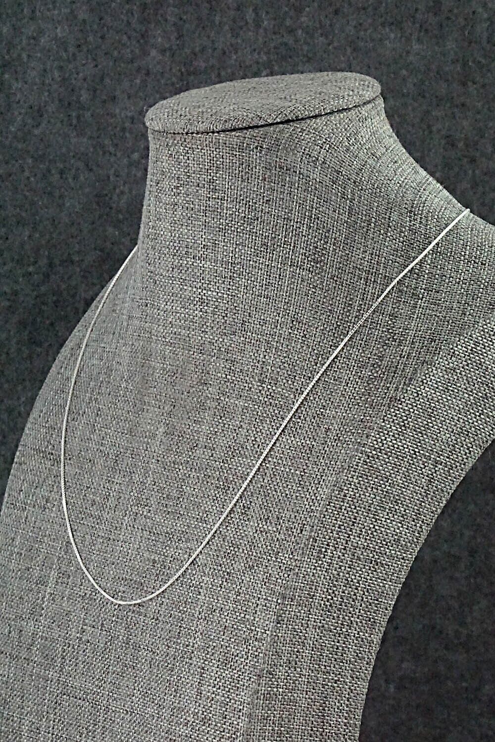 Sterling Silver Chain Necklace - Sterling Silver 18"