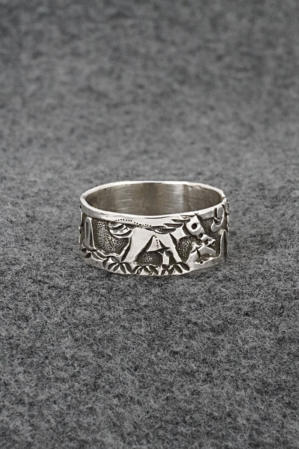Sterling Silver Ring - Lloyd Becenti - Size 14