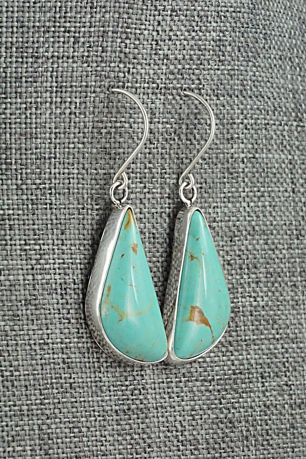 Turquoise & Sterling Silver Earrings - Rena Begay